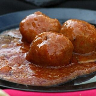 Lamb and Feta Meatballs Recipe | Lamb and Feta Meatballs with Greek Meatball Sauce | Greek Meatballs