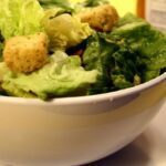 Caesar Salad with Garlic Croutons Recipe | How To Make Caesar Salad with Garlic Croutons