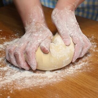 kneading dough Cooking Terms