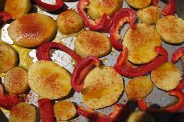 Apples, pears, and plums are classic roasted fruits.