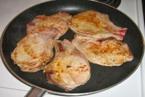 Searing Pork Chops,