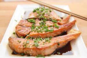 Teriyaki Marinated Salmon