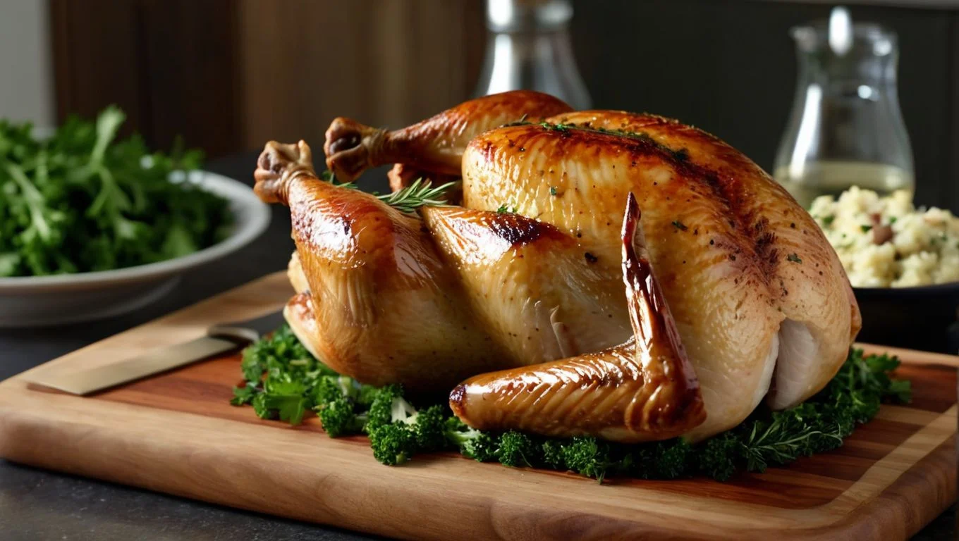 Roast Chicken with Herb Stuffing