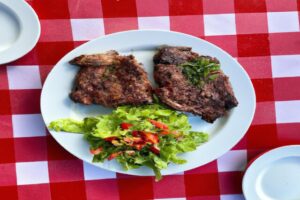 Aussie barbecued beef steak