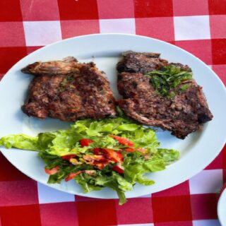 Aussie barbecued beef steak