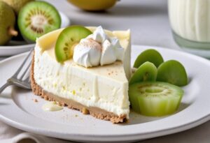 Creamy Lemon & Feijoa Cheesecake