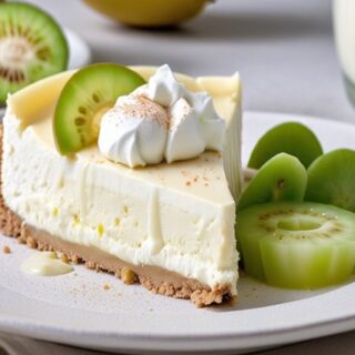 Creamy Lemon & Feijoa Cheesecake