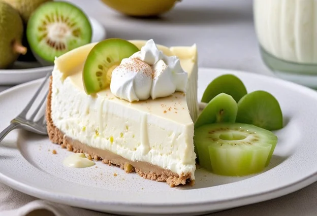 Creamy Lemon & Feijoa Cheesecake