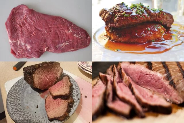 Flank Steak, London Broil, Sliced London Broil, Rare London Broil